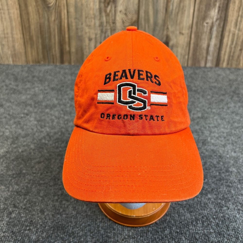 FanFirst Oregon State Beavers Cap Adult Adjustable Big Spell Out Orange Hat